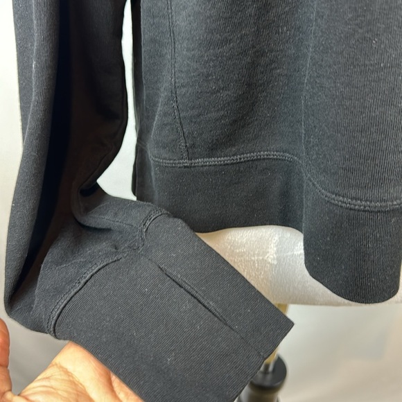 Sweaty Betty After Class Cotton Blend Cropped Black Sweatshirt Size‎ M - NEW - Picture 7 of 14
